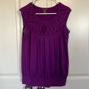 Woman’s sleeveless top